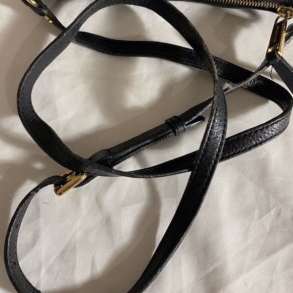 Micheal Kors black and gold tone leather crossbody - Picture 7 of 10